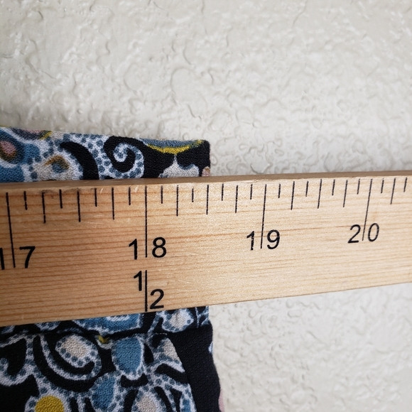 Loft Floral Print Easy Pants Large - Picture 6 of 10